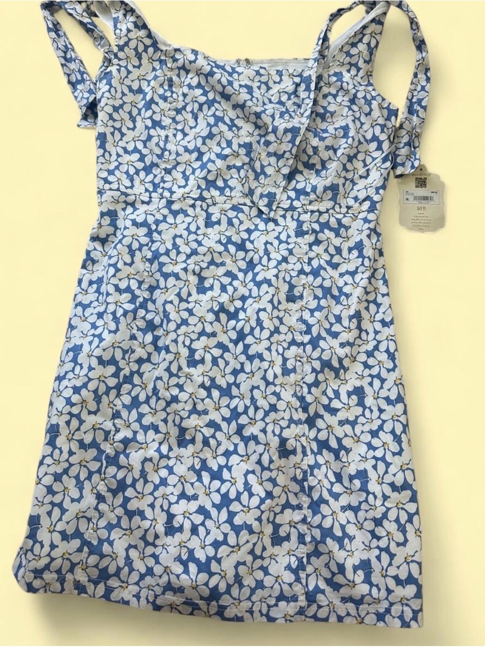 Altar'd State Blue and White Floral Sundress